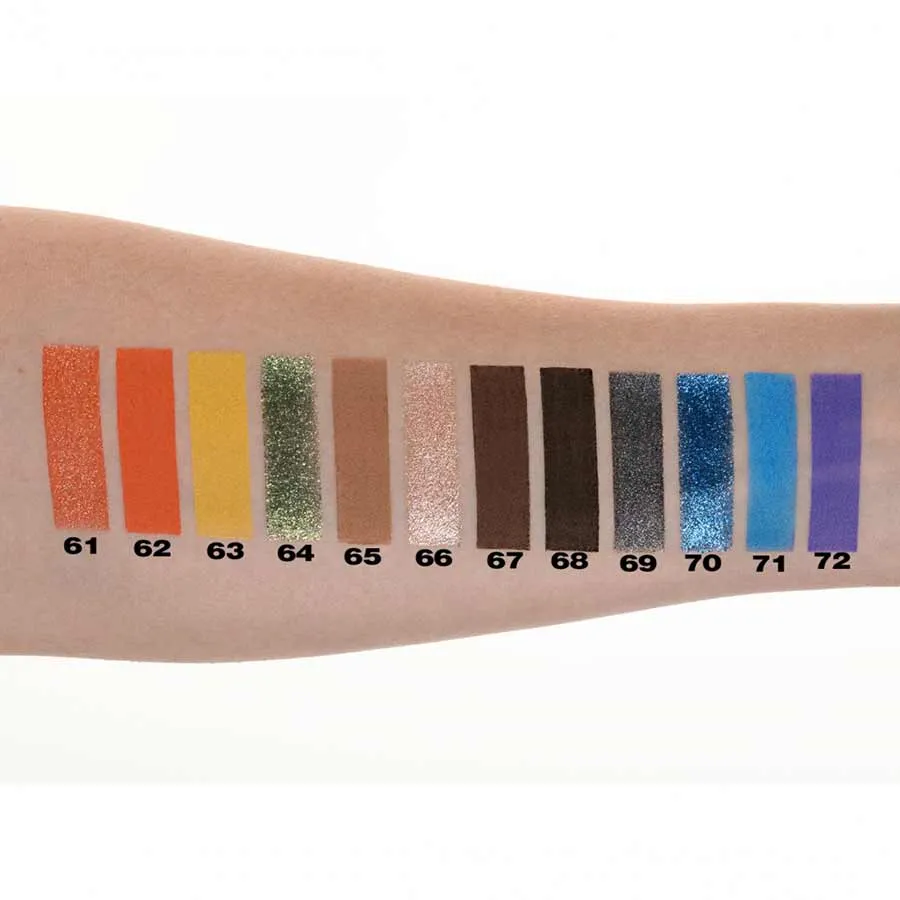 foto sombra brillo foil en godet pierre rene swatches 061 072